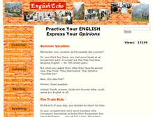 Tablet Screenshot of englishecho.com